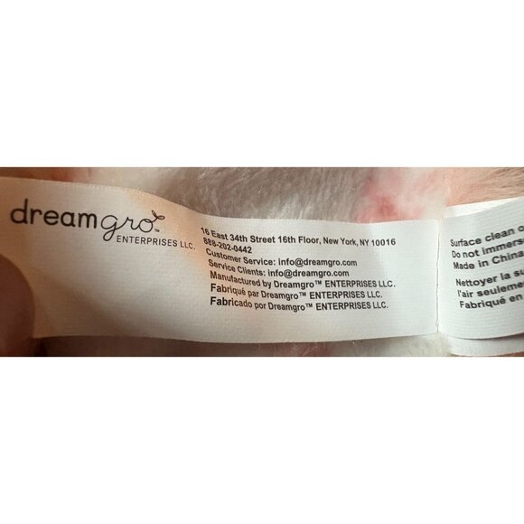 Dreamgro Enterprises Baby‎ Security Blanket Plush Bunny Pink Floral Teether - Picture 5 of 8